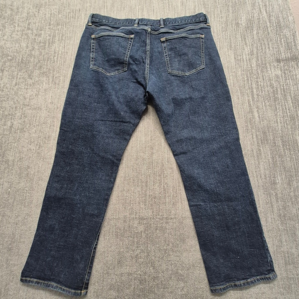 GAP Athletic Stretch men's dark wash denim blue jeans 38x30 Cotton stretch - Picture 15 of 15